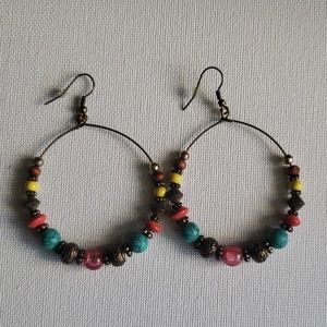 Colorful Hoop Earrings